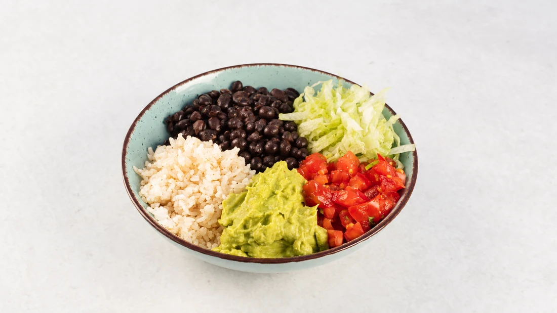 Veganski burrito bowl